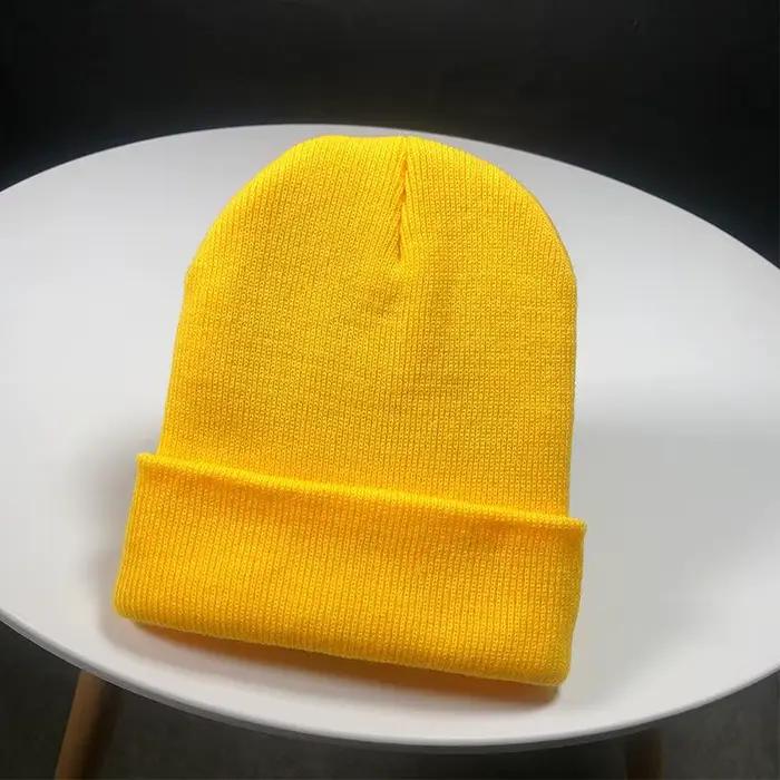 COKK – Bonnet chaud tricoté pour femme et homme, joli et solide, collection automne-hiver casquette 