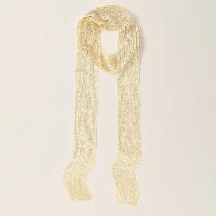 Écharpe en tissu à franges et pompons, longue et fluide, couleur unie, ceinture de taille, cape, cei