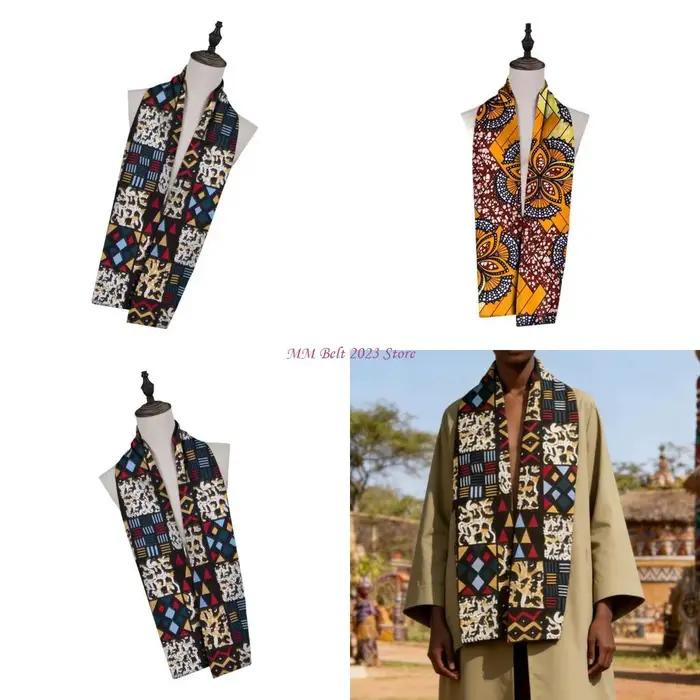 49ME – écharpe traditionnelle africaine imprimée Kente