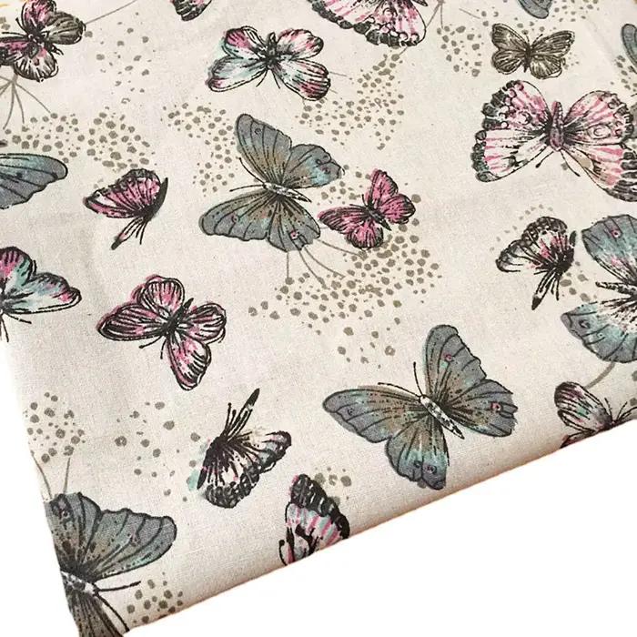 Tissu en coton et lin vintage pour bricolage couture et décoration de maison occassions quotidiennes et spéciales