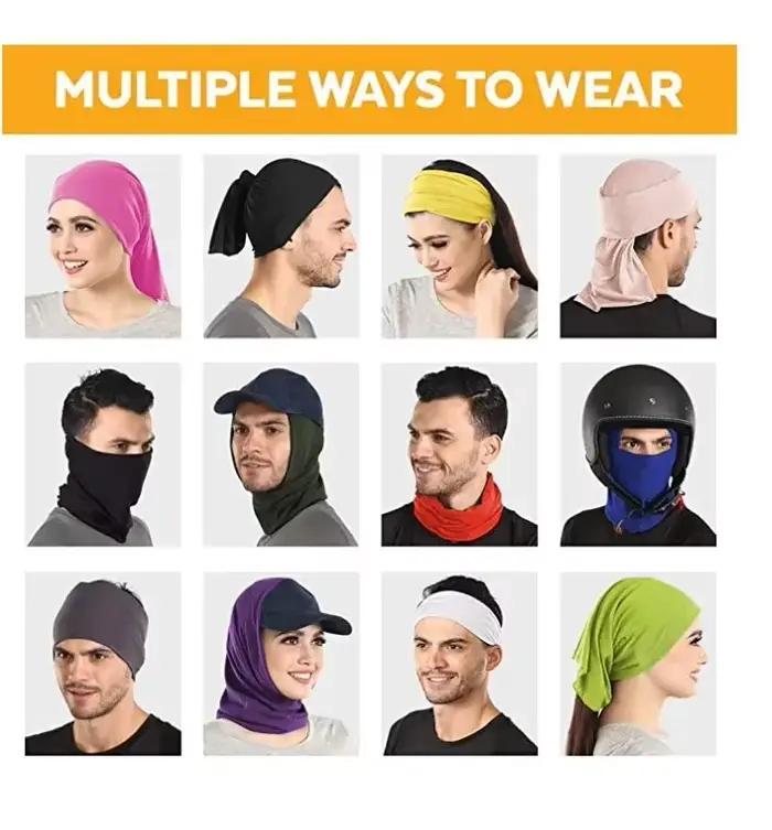 100% super fin laine mérinos cache-cou Bandana femmes hommes