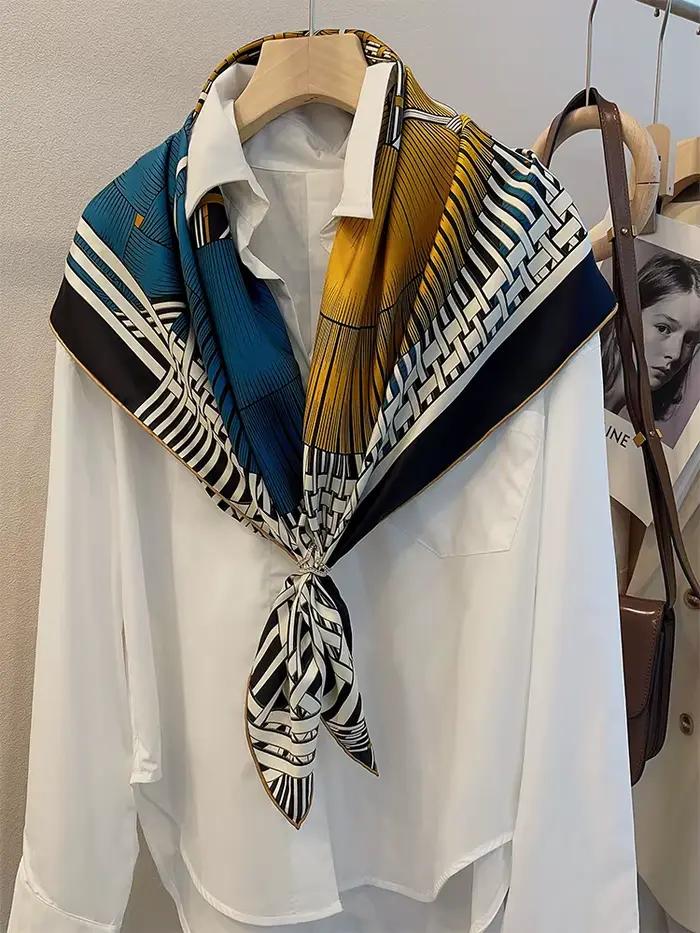 100% foulards en soie de mûrier de luxe concepteur ourlet roulé Bandannas