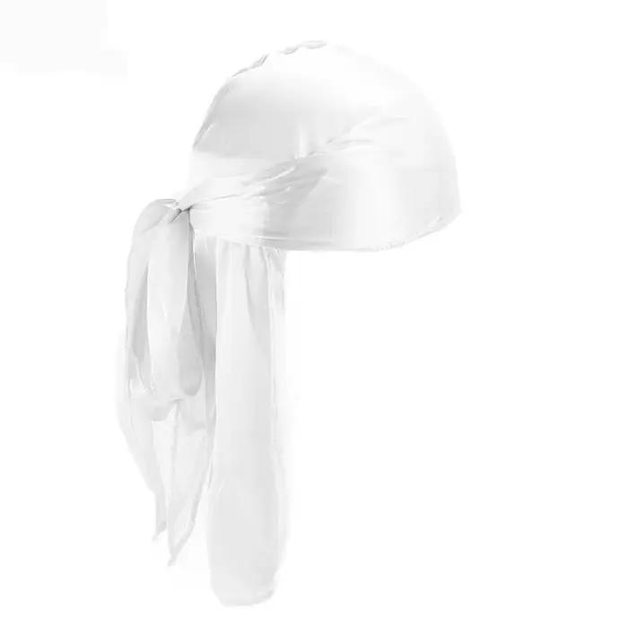 1 pièce Durag long unisexe en soie