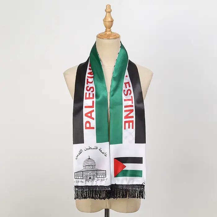 Châle Pashmina rond avec pompon