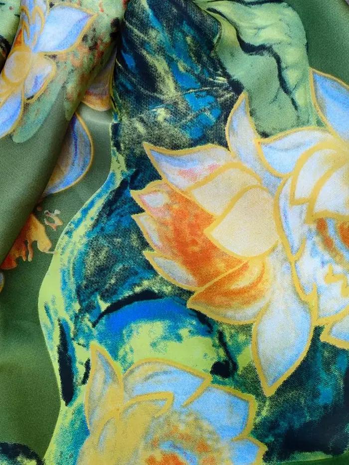 Élégant foulard en soie pour femme