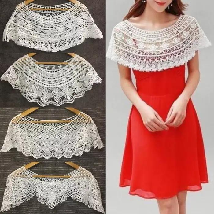 Robe de soirée en dentelle Crochet pour femmes