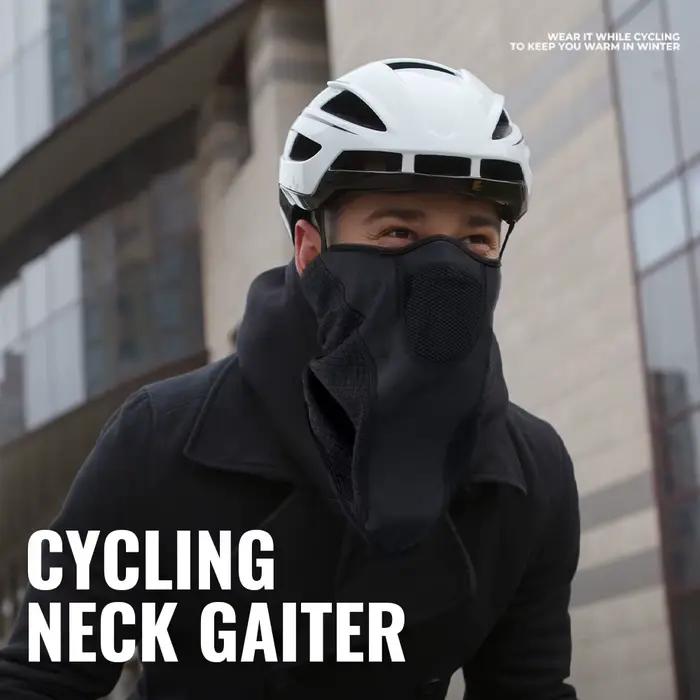 WRELS hiver cou chaud guêtre coupe-vent masque facial cagoule polaire thermique masque cyclisme moto cou plus chaud hiver