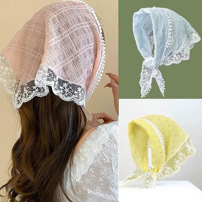 Foulard de voyage en dentelle douce pour la plage