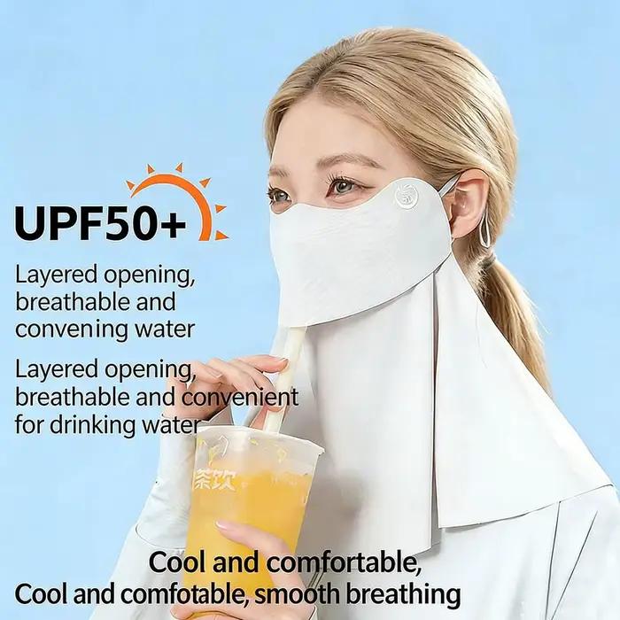 Couvre-visage/couvre-cou anti-UV pour femmes et hommes