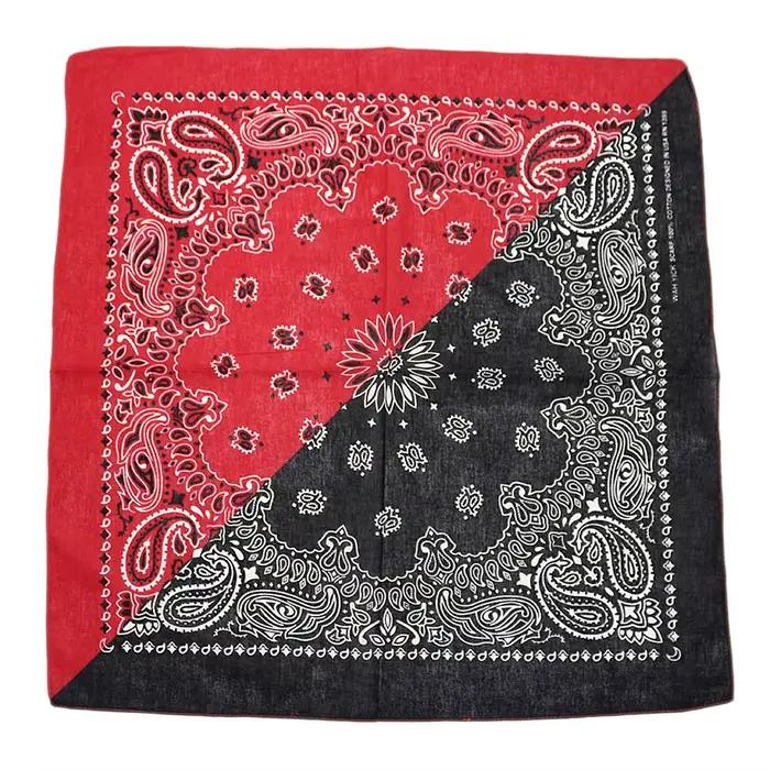 Foulard Bandana Imprimé en Coton Polyvalent Pour Homme Et Femme Style Hip Hop Occasions Sportives Et Festives