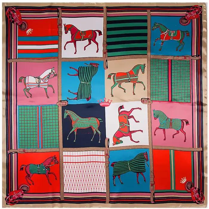 Foulard en Satin de soie pour femmes