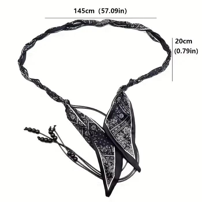 Ceinture tissée en soie pour le printemps et l'été