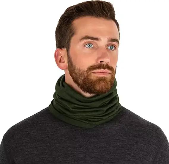 Masque de ski en laine mérinos pour homme et femme