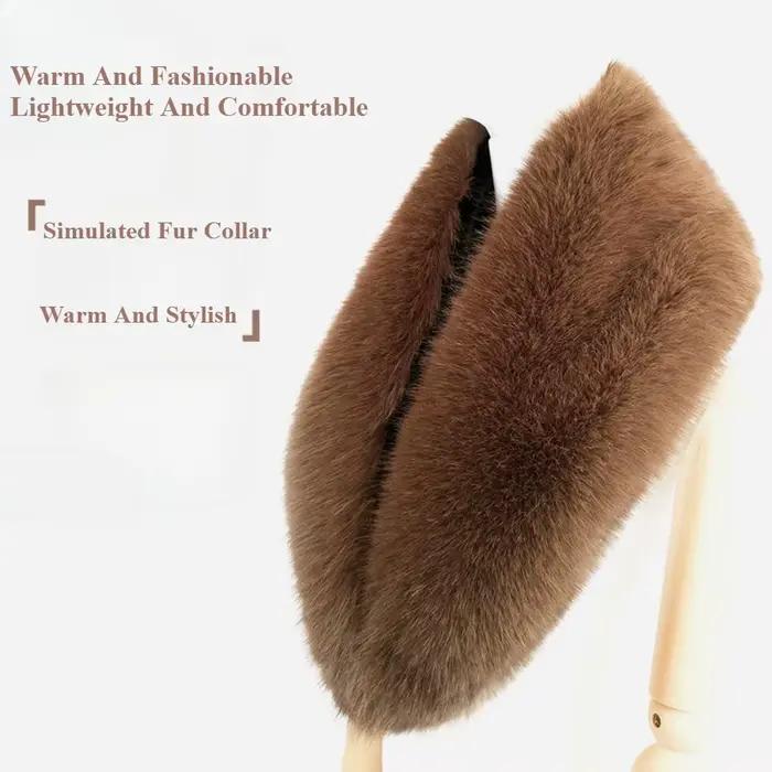 Faux col en fourrure de renard