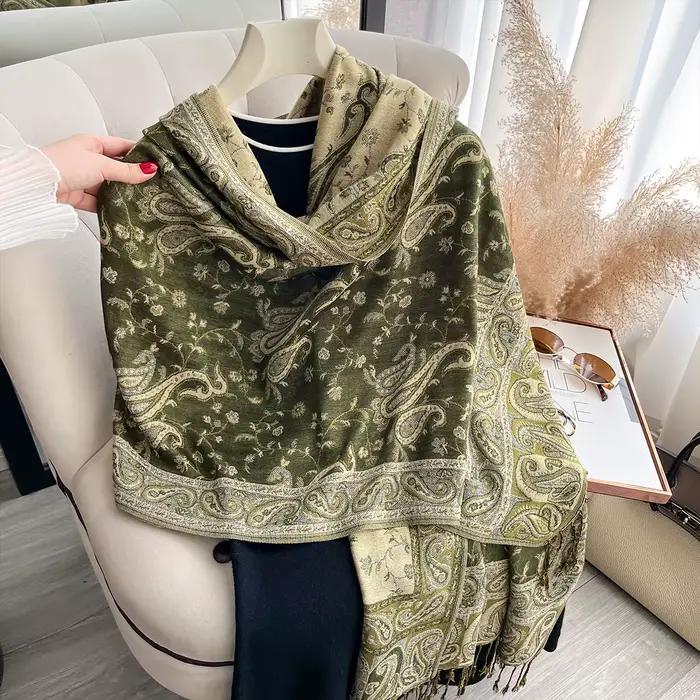 2025 bohême Pashmina Hijab écharpe longue châle musulman femme Foulard doux Turban bandeau pour femmes