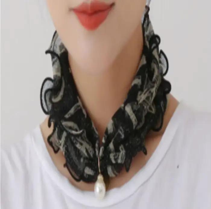 Foulards en satin imprimé pour femmes