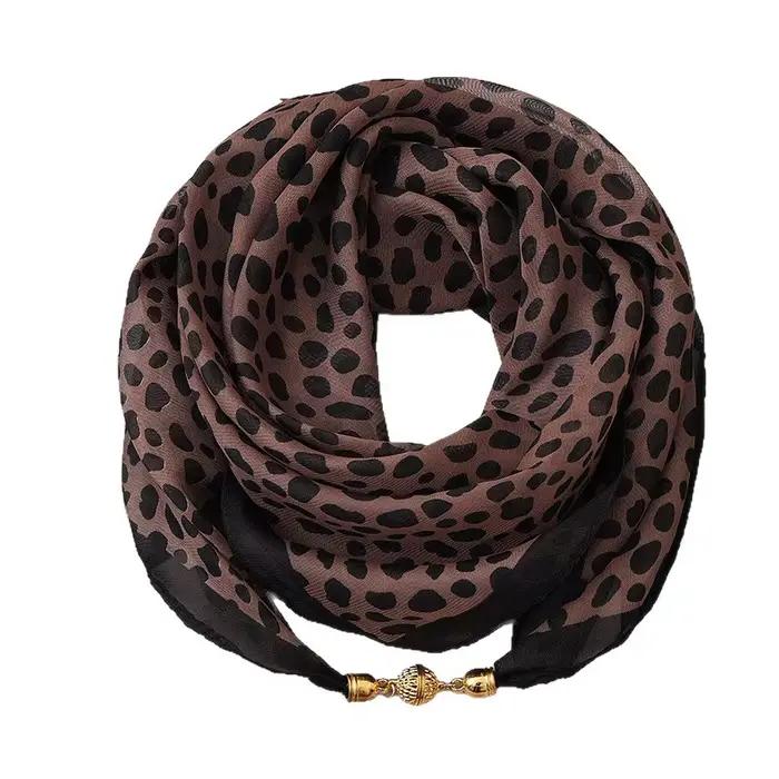 Écharpe à boucle magnétique pour femmes