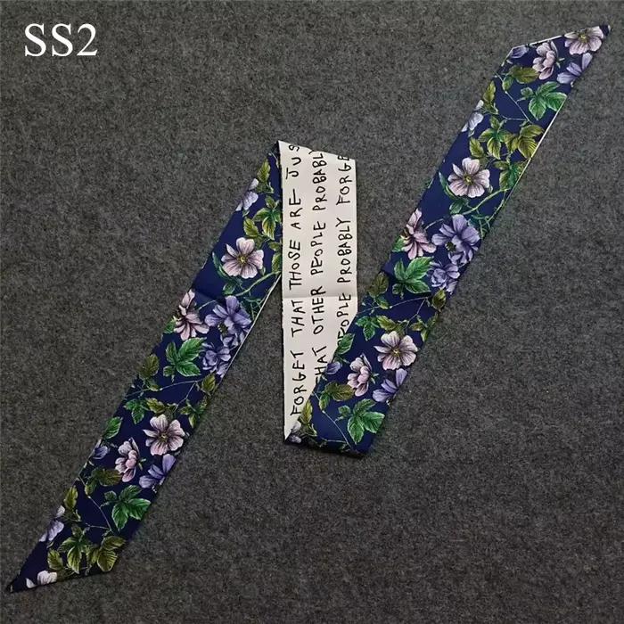 Écharpe de Sac à Imprimé Floral pour Femme