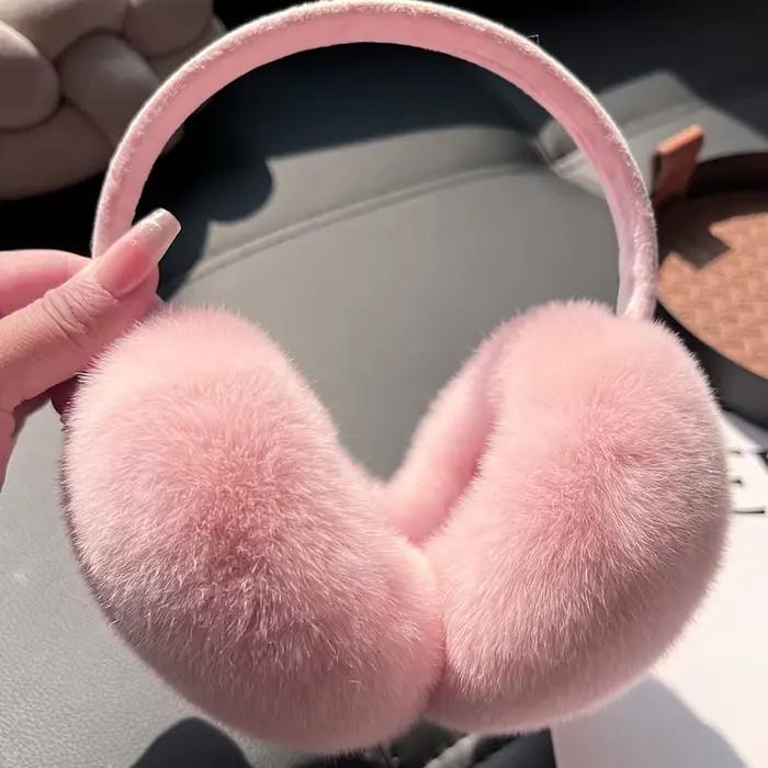 Cache-oreilles en peluche pour femmes