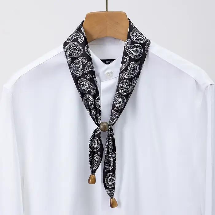 Écharpe étroite de style ethnique vintage pour femmes : légère