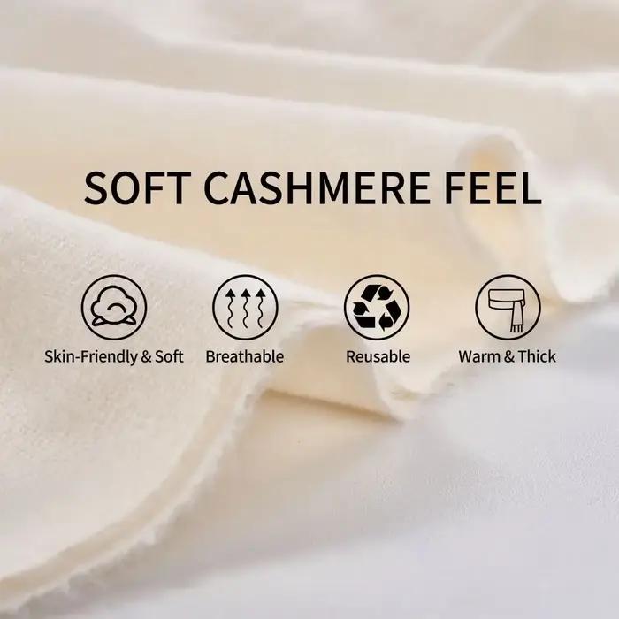 Karl Who écharpe gland foulards pour femmes doux chaud châles et enveloppes longue automne hiver châle Wrap