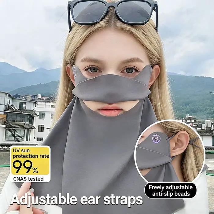 Couvre-visage/couvre-cou anti-UV pour femmes et hommes