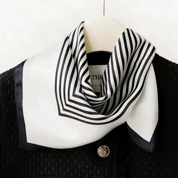 Foulard en Soie Naturelle 100% Véritable pour Femme