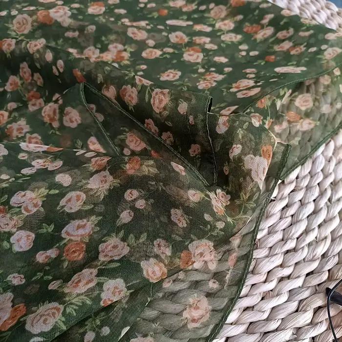 Foulard Georgette en Mousseline de Soie pour Femme