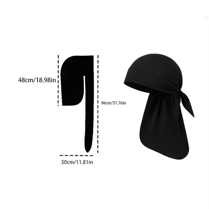 Foulard de tête soyeux pour femmes et hommes