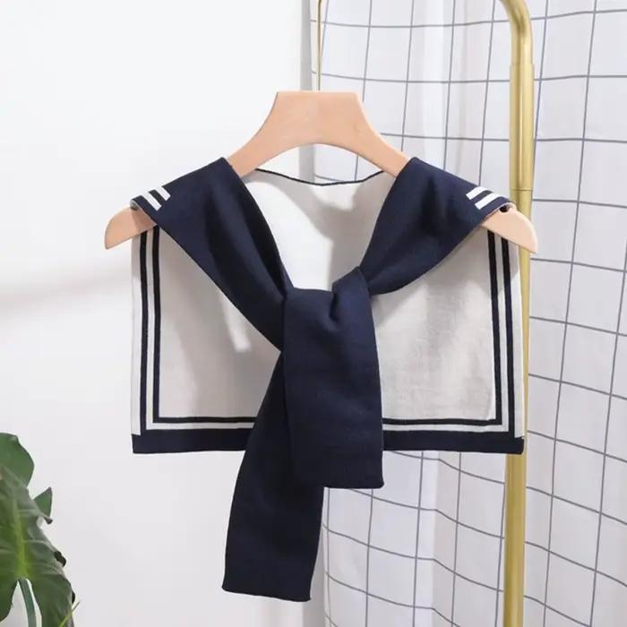 Châle noué pour femme, écharpe de chandail