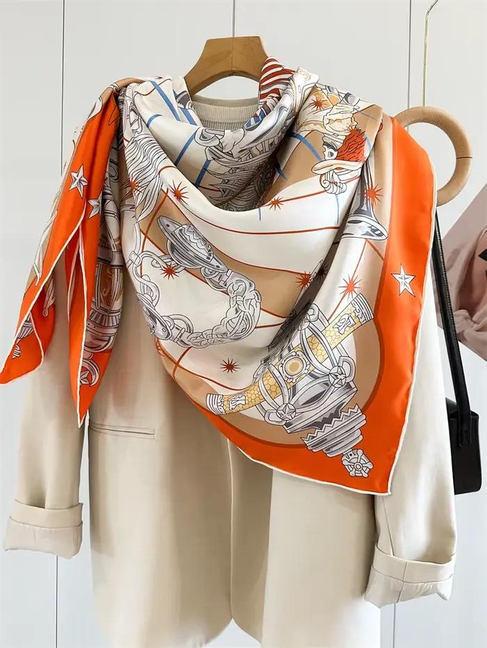 Marque de luxe Foulard grands châles en soie bandanas roulés à la main sac cou accessoires ceinture foulards pour