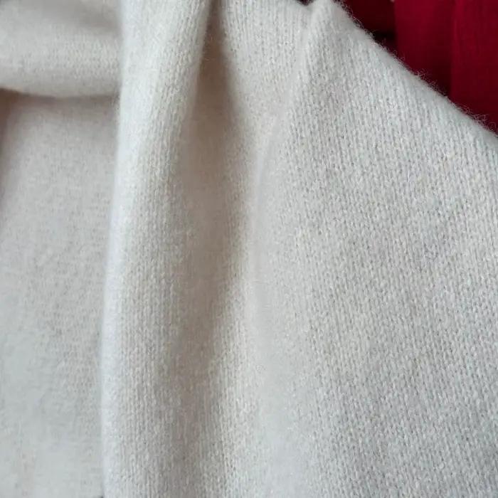 100% laine hiver écharpe pour femmes chaud Triangle tricot foulards Hijab solide dame châle enveloppement femme