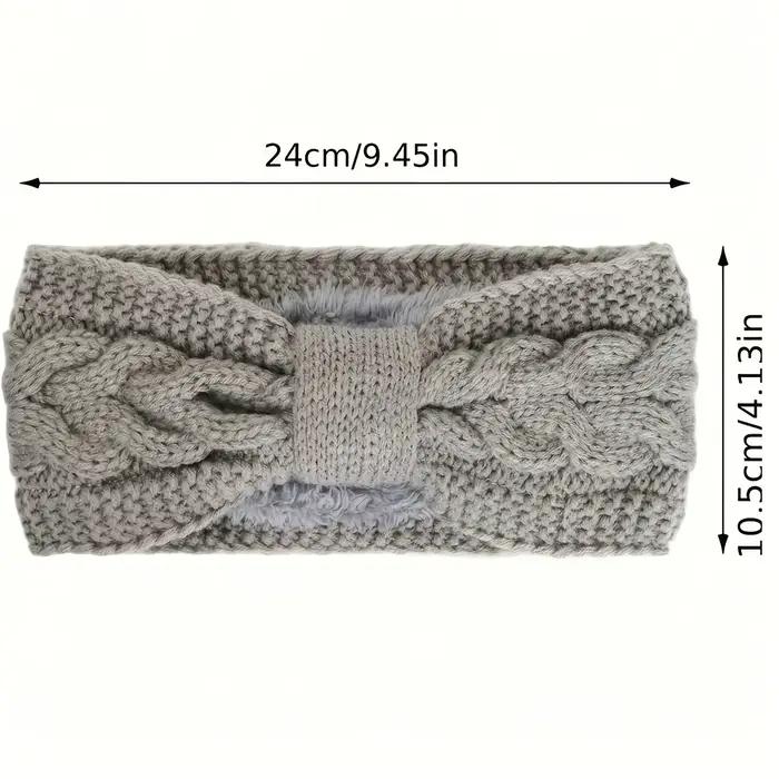 1 bandeau d'oreille chaud d'hiver pour femmes – Earcup intérieur épais et moelleux