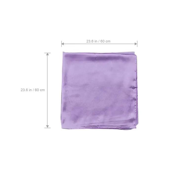 Écharpe en acrylique violet claire pour femmes, accessoire mode non tissé, élégante et polyvalente, idéale pour usage professionnel et occasions spéciales