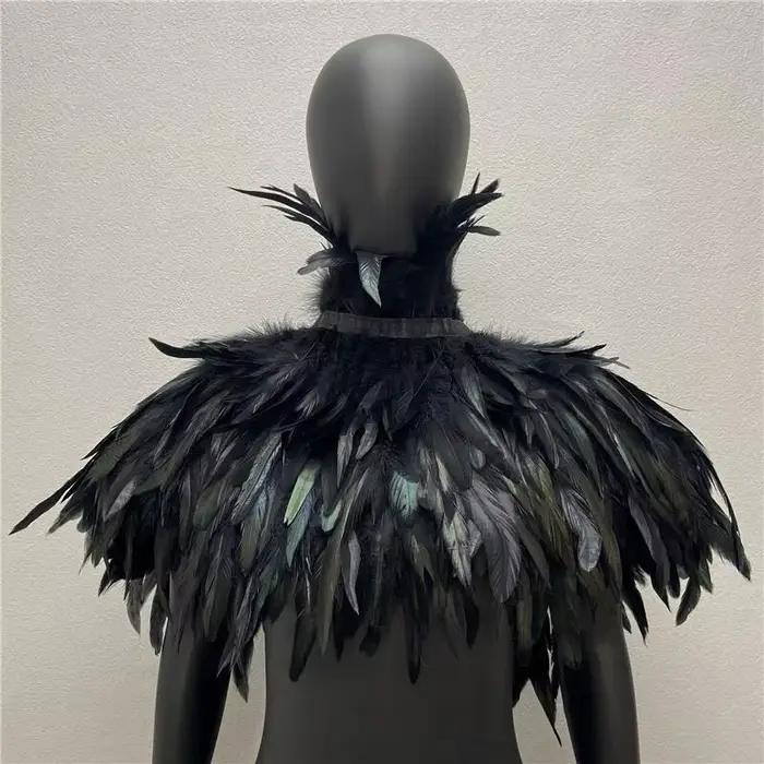 Dress Cape Halloween Wedding Party Shawl Scarf Women Neck Scarves Woman Gothic Style Turkey Shawls F