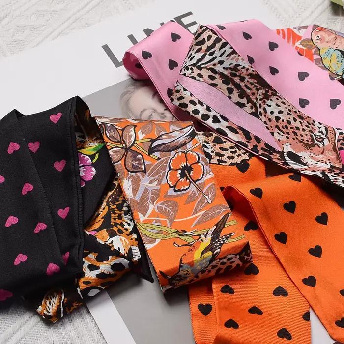 Injplanchers f-Foulard léopard pour femme