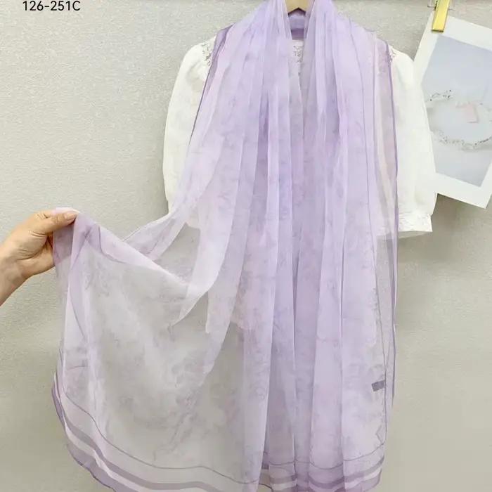 2025 Foulard en soie pour femmes