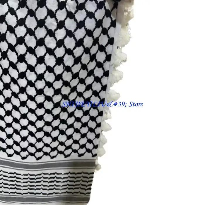 Foulard Keffiyeh en polyester pour femme, accessoire mode polyvalent, occassions multiples, cadeau idéal
