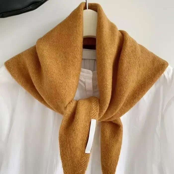 Écharpe tricotée pour femme en laine