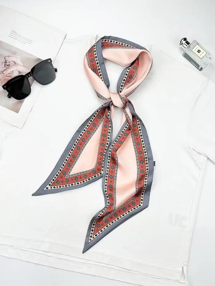 Nouveau Foulard Long en Soie de Luxe 2026 pour Femme