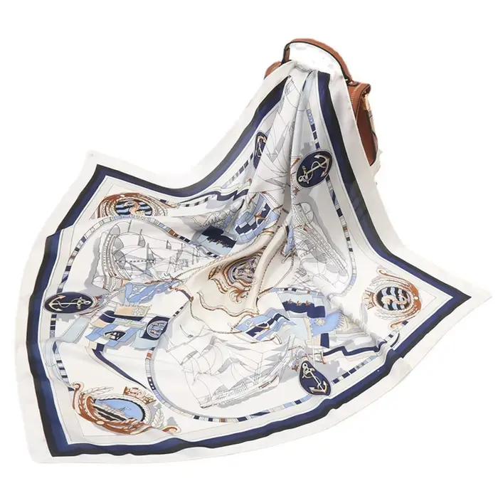 Foulard carré de luxe 90x90cm pour femme