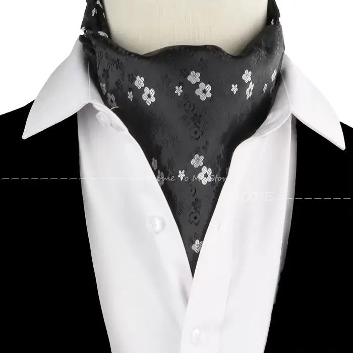 Cravate écharpe vintage Jacquard Paisley pour hommes style mode élégant pour occasions spéciales mariage cérémonies affaires