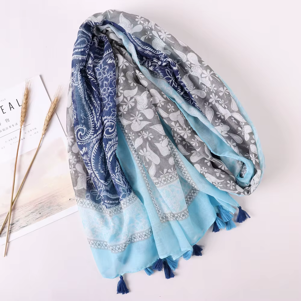 Marque de luxe 2021 coton écharpe femmes grands châles Pashmina musulman Hijab Foulard conception im