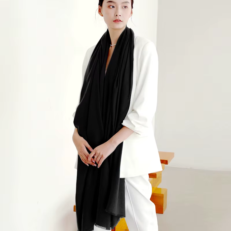 Écharpe d'hiver pour femme, marque de luxe, mode, 2024
