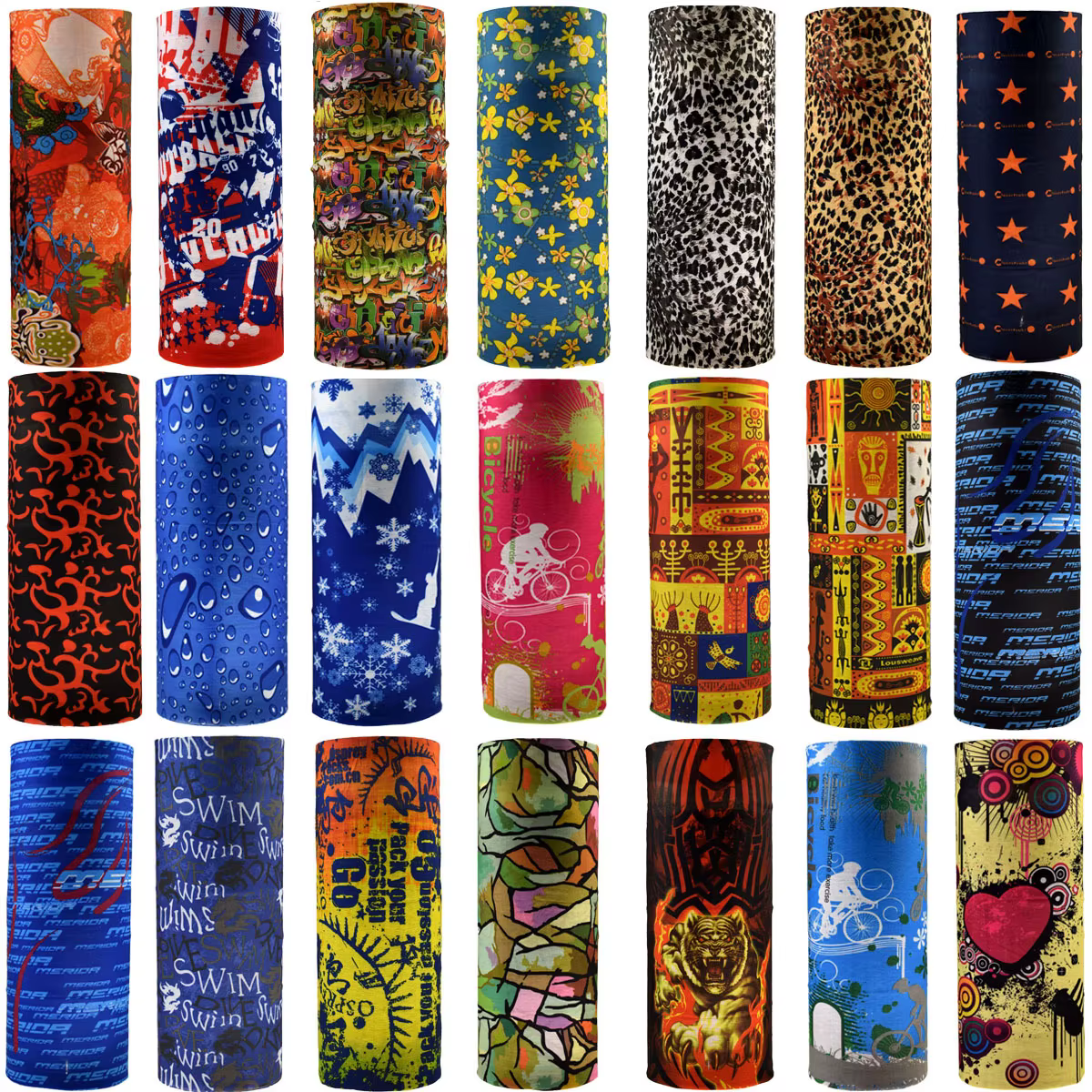 Hommes femmes coupe-vent bandeau Tube Bandana foulard en plein air cyclisme masque élastique sans co