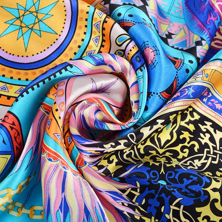 BYSIFA-Écharpe de Marque de Luxe pour Femme, Châle de Printemps, Automne et Hiver, 88x88cm, 100%