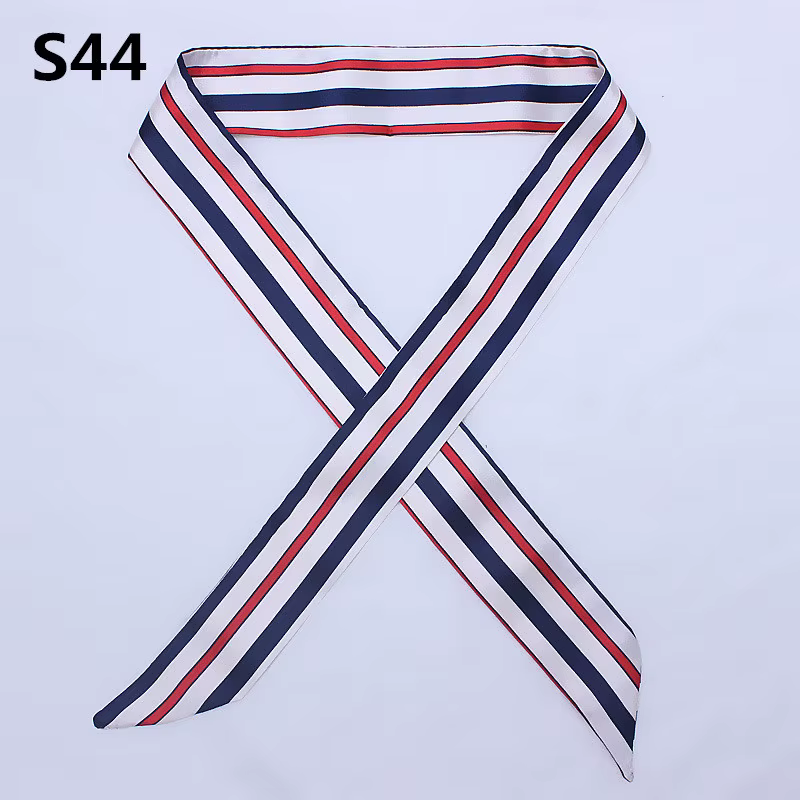 47 couleurs marque Bandana petit sac en soie écharpe femmes tête Hijab écharpe longues écharpes maig