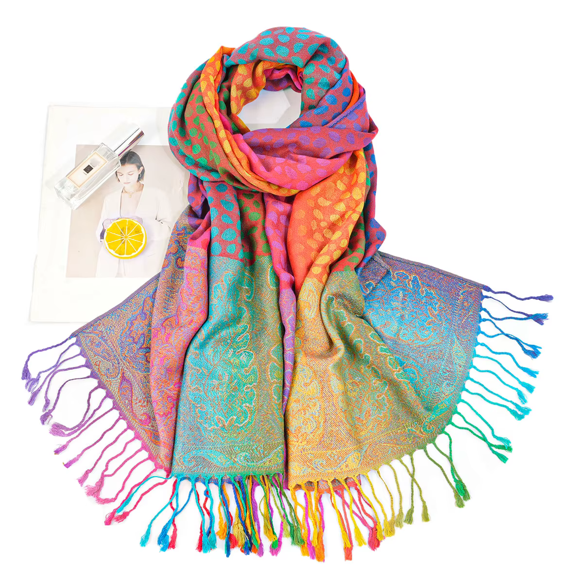 Foulard en soie pour femmes, châle de luxe en Satin, écharpe pashmina