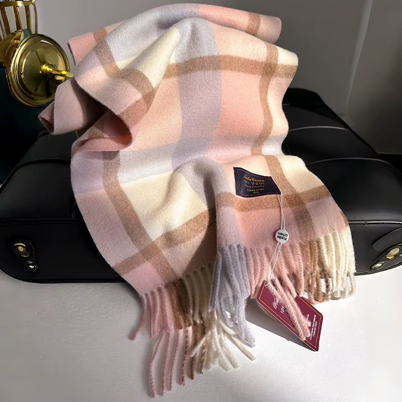 Nouveau chaud châle femmes écharpe de luxe cachemire hiver couverture enveloppes décontracté Plaid i
