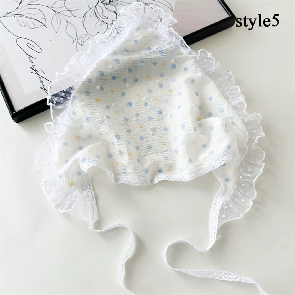 Écharpe triangulaire en dentelle française pour femme, écharpe de sauna élégante, dentelle florale b